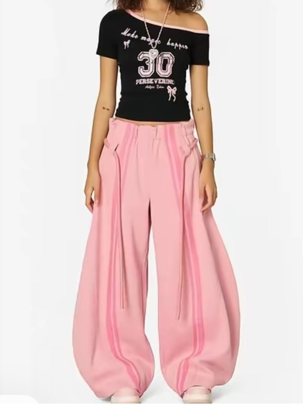 NWT Aelfric Eden Pink Barrel Pants